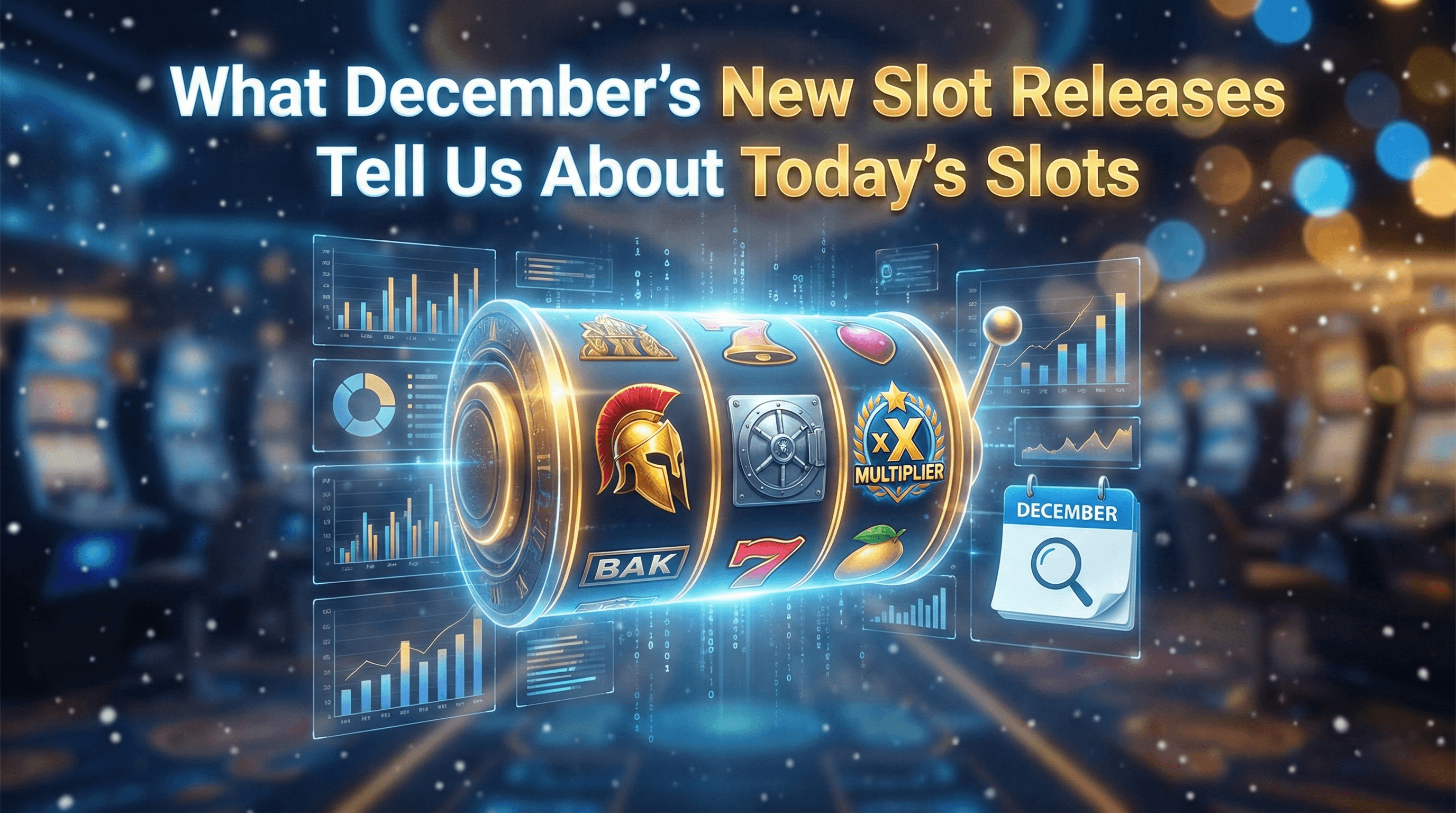 December’s latest online slot releases, covering themes, studios, mechanics, and what they reveal about modern slot design.